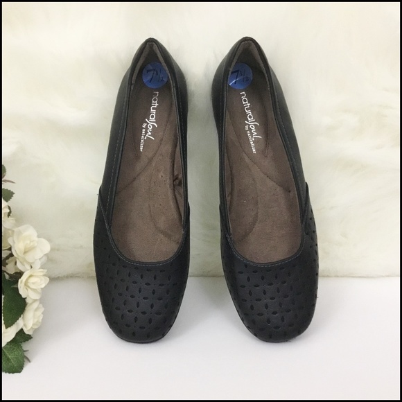 NWOB Natural Soul By Naturalizer Black Slip On Flat - Picture 2 of 8